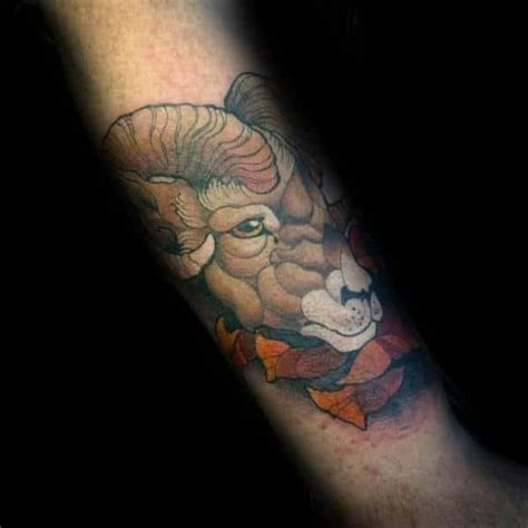 tattoo ram|100 Ram Tattoo Designs for Men